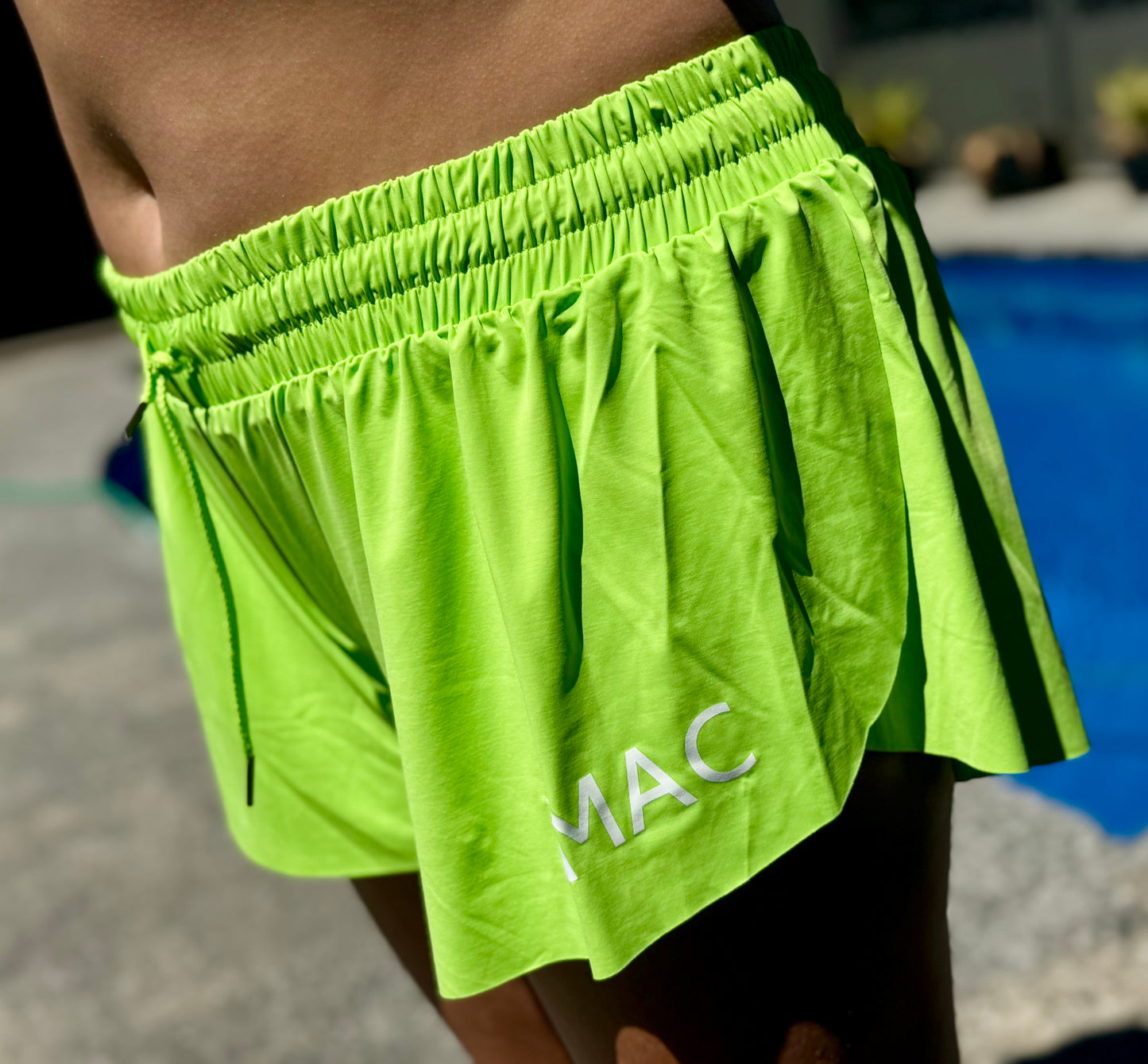 Butterfly Shorts - Bright Green