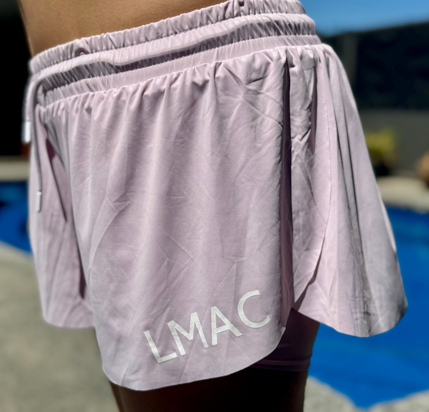 Butterfly Shorts - Pastel Purple