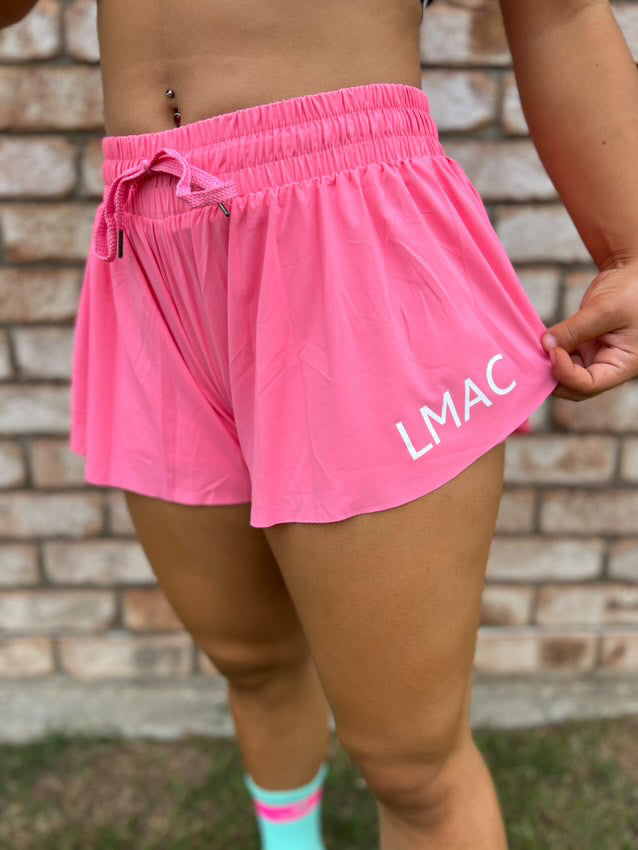 Butterfly Shorts - Watermelon with white Logo