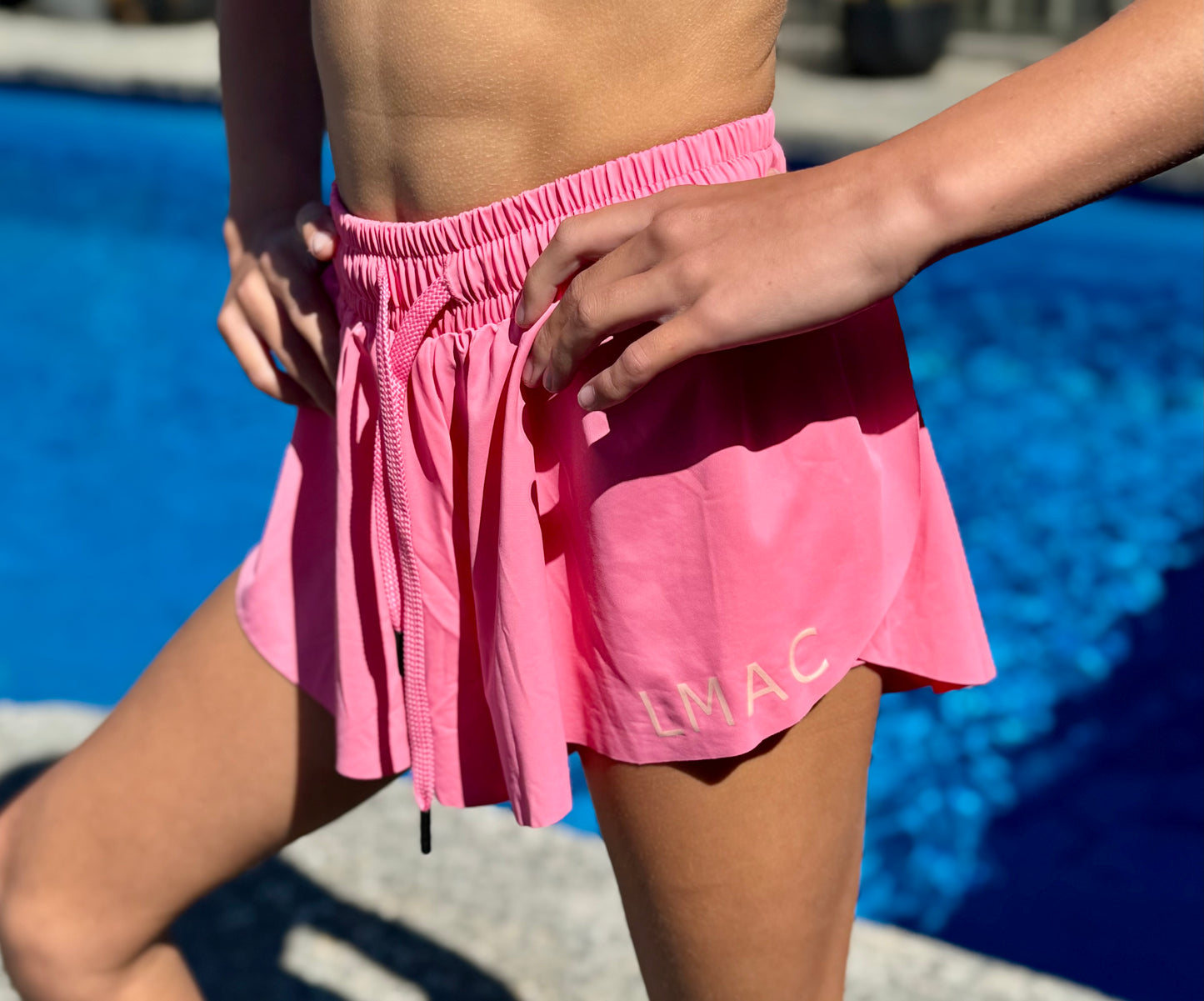 Butterfly Shorts - Watermelon with Pink Logo